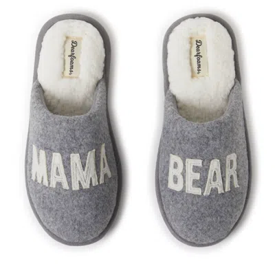 Dearfoams Women's Classic Mama Bear Slipper In Gray