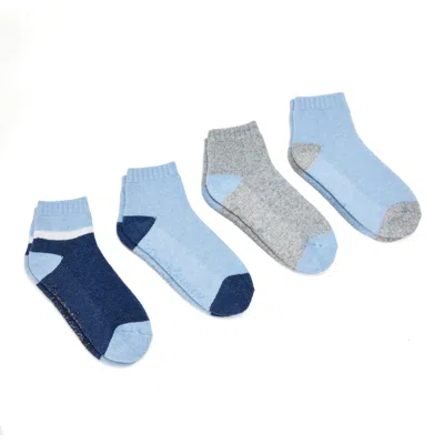 Dearfoams Women's Colorblock Stripe Lounge Socks In Blue