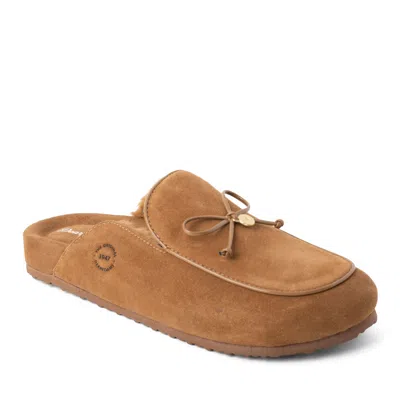 Dearfoams Falan Scuff Slipper In Brown