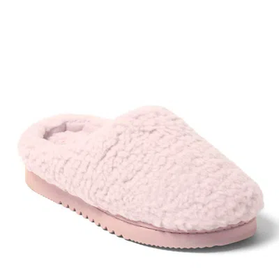 Dearfoams Women's Fiona Teddy Clog Slipper In Multi