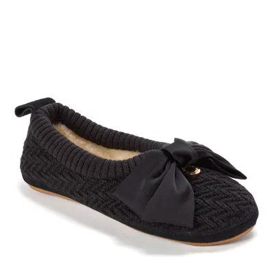 Dearfoams Women's Fireside By  Bestie Ballet In Black