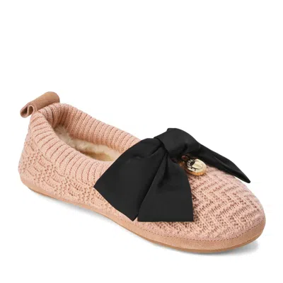 Dearfoams Women's Fireside By  Bestie Ballet In Pink