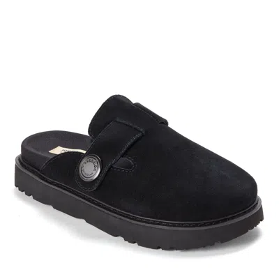 Dearfoams Women's Fireside By  Coin Mule - Water Resistant In Black