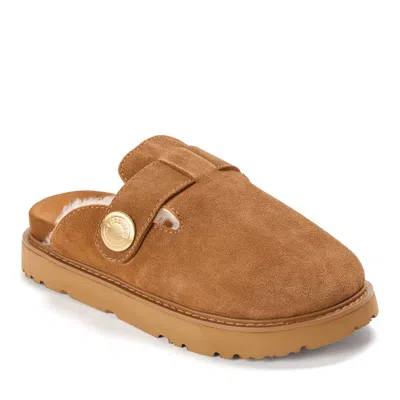 Dearfoams Women's Fireside By  Coin Mule - Water Resistant In Multi