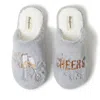 Dearfoams Women's Fluffy Holiday Celebration Gifting Slipper In Multi
