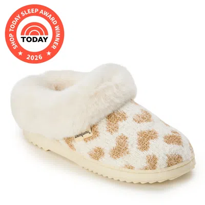 Dearfoams Women's Hannah Festive Knit Clog In Multi