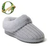 Dearfoams Hannah Clog Slipper In Gray