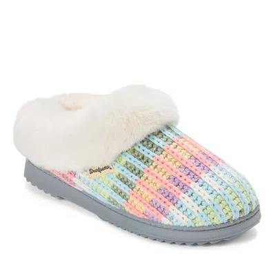 Dearfoams Women's Hannah Festive Knit Clog In Multi