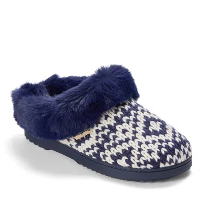 Dearfoams Hannah Clog Slipper In Black