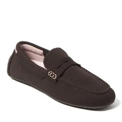Dearfoams Women's Hazel Stretch Knit Loafer In Brown