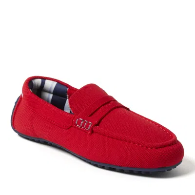Dearfoams Women's Hazel Stretch Knit Loafer In Red