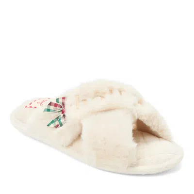 Dearfoams Mama Fur Slide Slipper In Multi