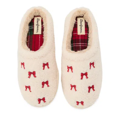 Dearfoams Women's Holiday Novelty Clog In White