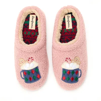 Dearfoams Women's Holiday Novelty Clog In Pink