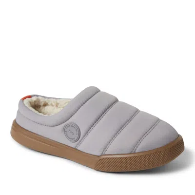 Dearfoams Women's Kendra Nylon Sport Lounge Clog In Gray
