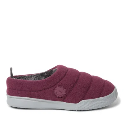 Dearfoams Women's Kendra Sport Lounge Clog House Shoe Slipper In Red
