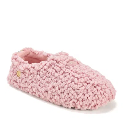 Dearfoams Women's Laze Low Slipper Sock In Pale Mauve