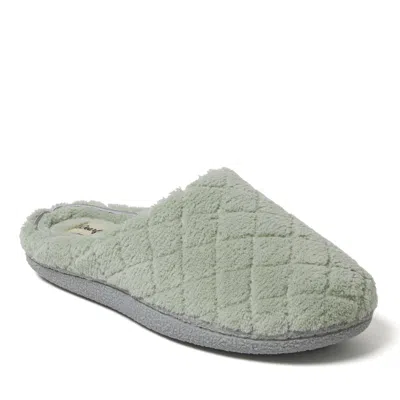 Dearfoams Women's Leslie Quilted Terry Clog In Green
