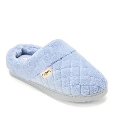 Dearfoams Women's Libby Quilted Terry Clog In Blue