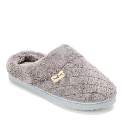Dearfoams Women's Libby Quilted Terry Clog In Gray