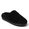 Dearfoams Women's Libby Quilted Terry Clog Slippers In Black