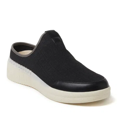 Dearfoams Women's Lila Mule Slip On Sneaker In Black