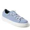 Dearfoams Mabel Woven Slip-on Sneaker In Blue