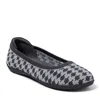Dearfoams Misty Ballet Flat In Gray