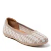 Dearfoams Misty Ballet Flat In White