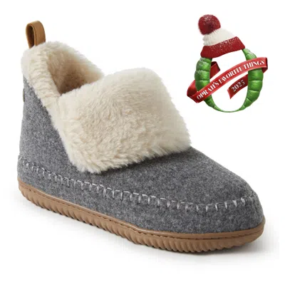 Dearfoams Women's Moritz Energy Return Bootie In Gray