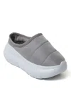 Dearfoams Women's Ontario Slip-on Clog With Regnr8 In Gray