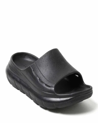 Dearfoams Women's Powell Regrind Eva Slide In Black