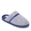 Dearfoams Women's Serena Marled Chenille Scuff In Blue