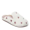 Dearfoams Teddy Tab Scuff Slipper In Brown