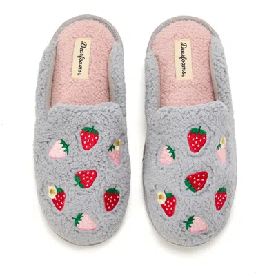 Dearfoams Women's Teddy Novelty Scuff In Gray