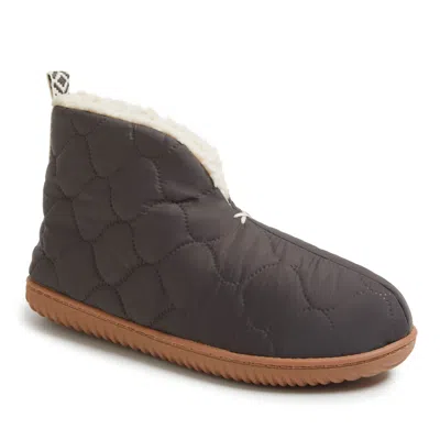 Dearfoams Women's Warm Up Bootie In Gray