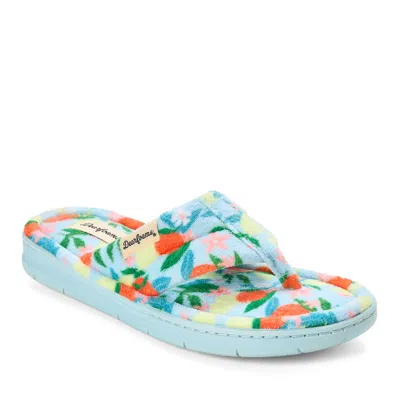 Dearfoams Women's Wrenley Terry Thong In Blue