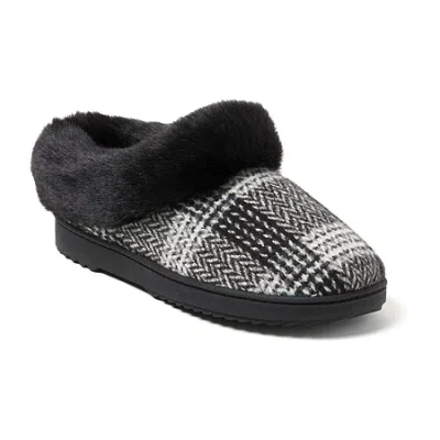 Dearfoams Womens Clog Slippers In Black