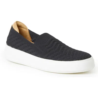 Dearfoams Womens Knit Man Made Slip-on Sneakers