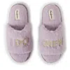 Dearfoams Bride And Bridesmaids Slide Slippers, Online Only In Purple