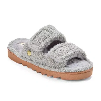 Dearfoams Womens Memory Foam Slip-on Slippers In Multi