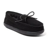 Dearfoams Womens Slip-on Slippers In Black