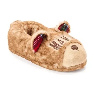 Dearfoams Womens Slip-on Slippers In Brown