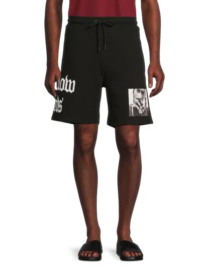 Death Row Records Men's Snoop Dog Sweatshorts In Black