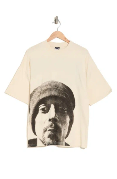 Death Row Records Oversize Snoop Graphic T-shirt In White