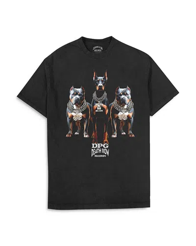 Death Row Records Short Sleeve Graphic Tee In Black