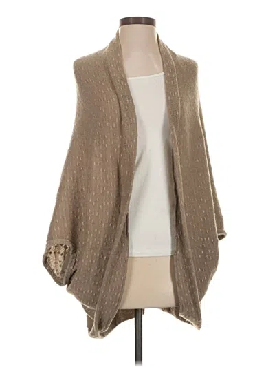 Pre-owned Deb Cardigan Sweater In Brown