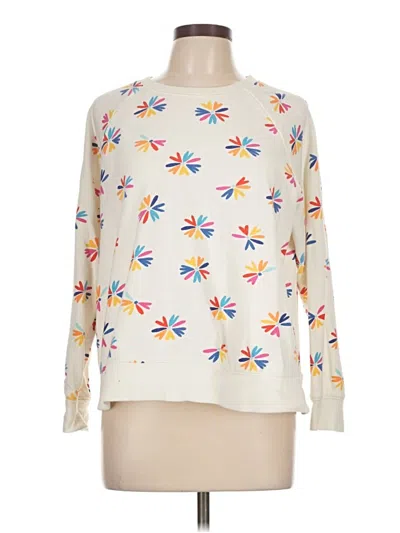 Pre-owned Deb Pullover Sweater In White