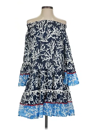 Pre-owned Debbie Katz Casual Dress In Blue