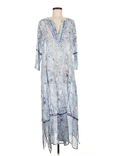 Pre-owned Debbie Katz Casual Dress In Blue